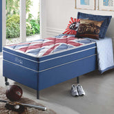 Conjunto Pés de Cama 13cm 4 Pés Fixos e 4 Pés com Rodízio Preto